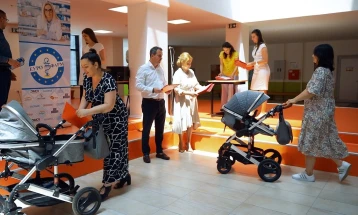 Герасимовски: Вкупно 50 семејства добиваат по 7 000 денари парична помош за новороденчиња