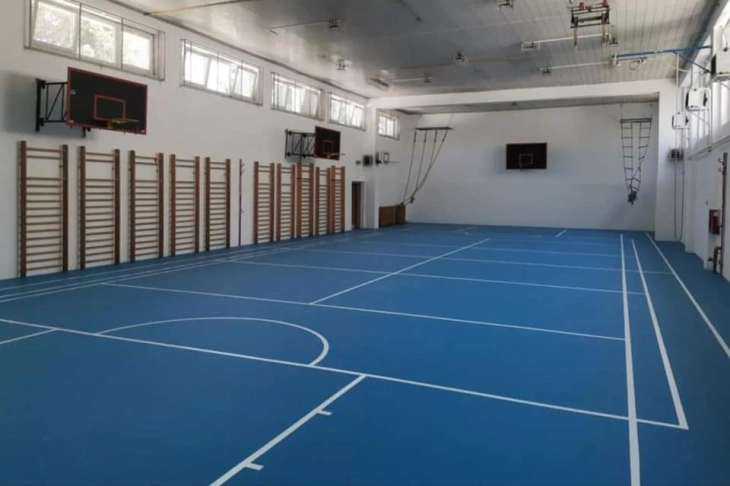 Заврши реконструкцијата на училишната спортска сала во кумановската гимназија „Гоце Делчев“