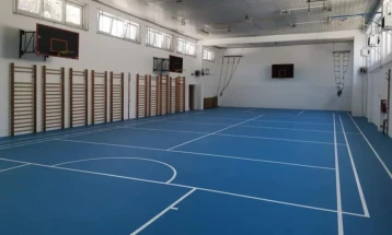 Заврши реконструкцијата на училишната спортска сала во кумановската гимназија „Гоце Делчев“