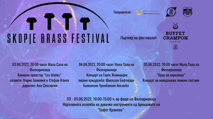 Почнува „Скопски брас-фестивал“