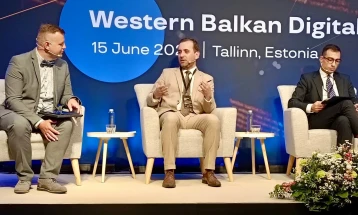 Министерот Алити на Форум за дигитална безбедност на Западен Балкан во Талин