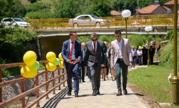 Пуштена во употреба пешачка патека кон манастирот „Св. Јоаким Осоговски“ во Крива Паланка