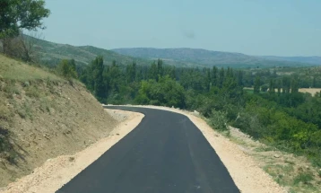 Заврши изградба на локален пат во Општина Старо Нагоричане