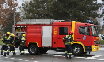 Пожар зафати барака во Мичурин, за брзо време ставен под контрола