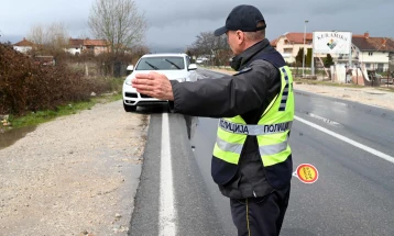 Изречени 110 санкции за брзо возење на автопатот Куманово - Скопје - Велес