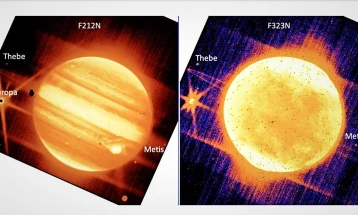 НАСА објави фотографии од Јупитер снимени од телескопот Џејмс Веб