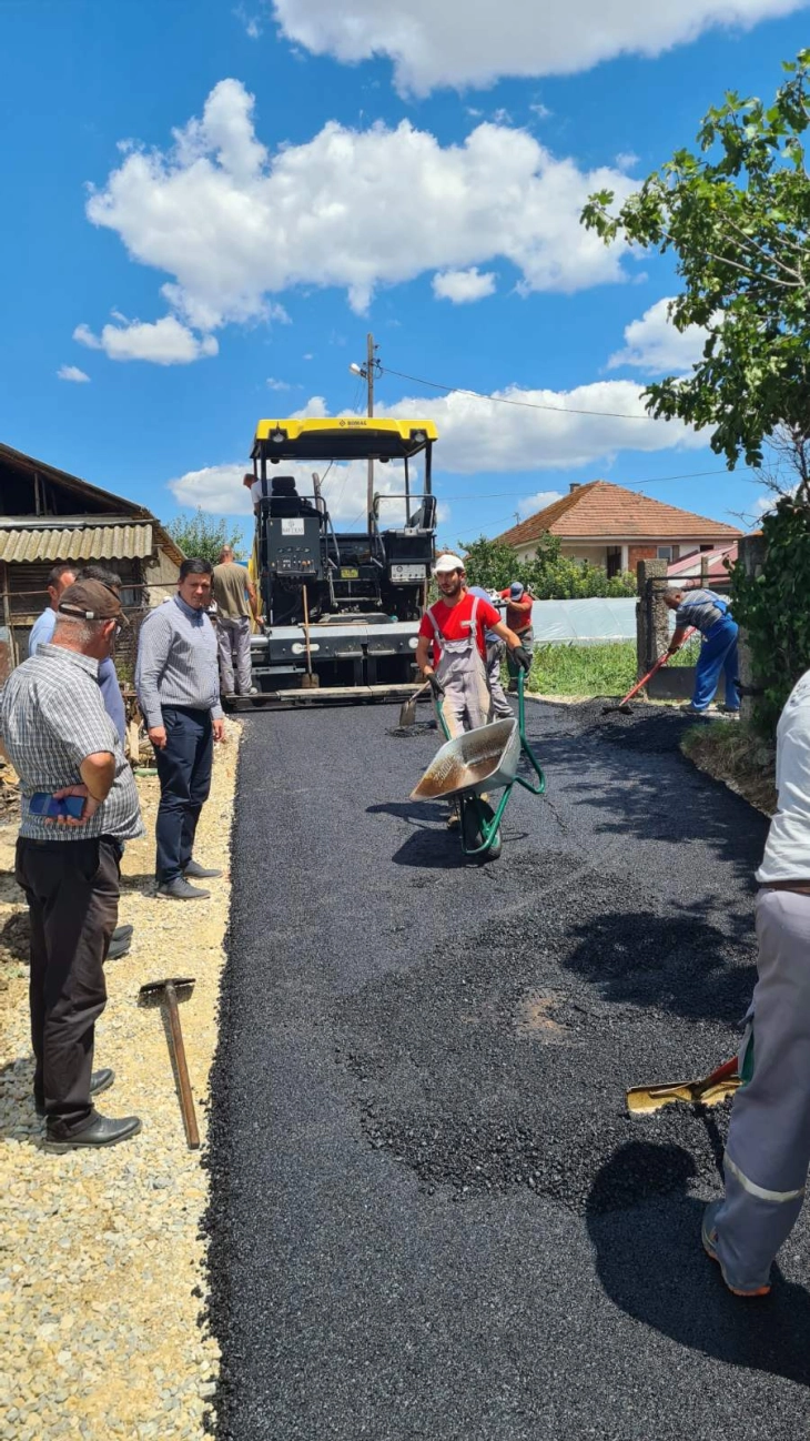 Асфалтирани улици во Марино и Дељадровци во општина Илинден