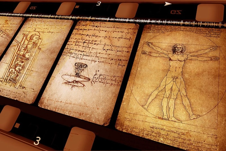 Анатомските белешки на Да Винчи на изложба во Шкотска