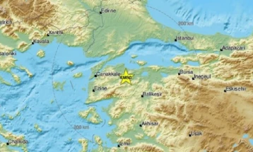 Умерен земјотрес регистриран во Турција