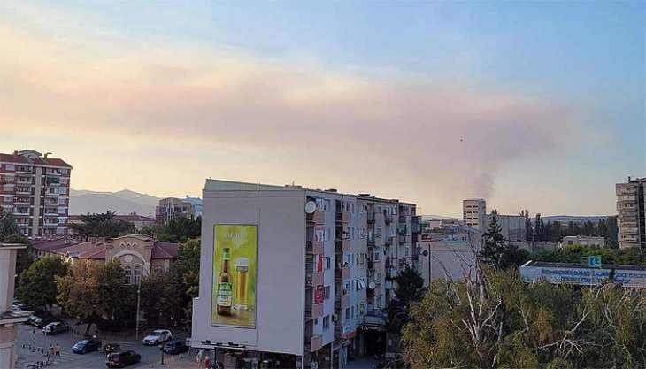 Пожарот во Прешево видлив и во Куманово