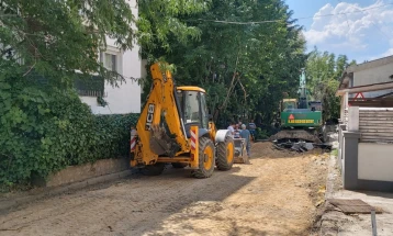 Град Скопје започна со реконструкција на улицата „Скоевска” во Радишани