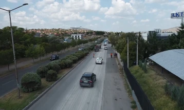 Изменет сообраќаен режим на влезот на Штип