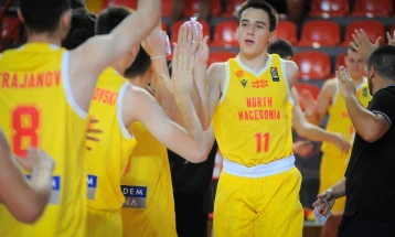 Трет пораз на македонските кошаркари на Европското кадетско првенство во Скопје
