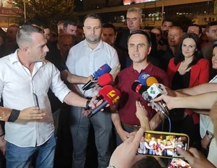 Беса прогласи победа во Тетово