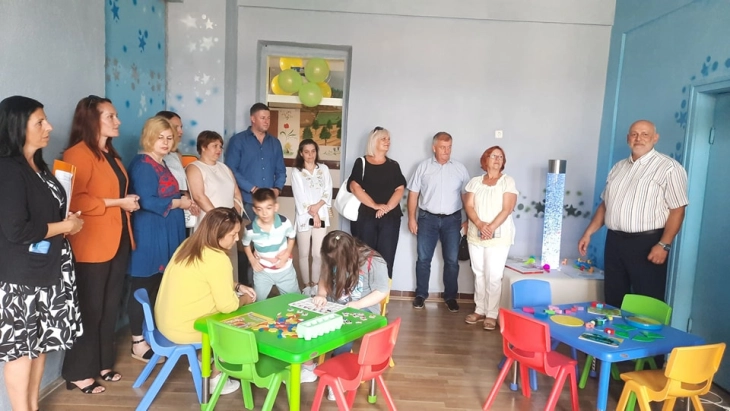 Отворена сензорна соба за поинклузивен образовен процес во училиштето „Св.Климент Охридски“ во Делчево