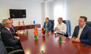 Мицкоски се сретна со амбасадорот на ОБСЕ во Македонија, Клеменс Која