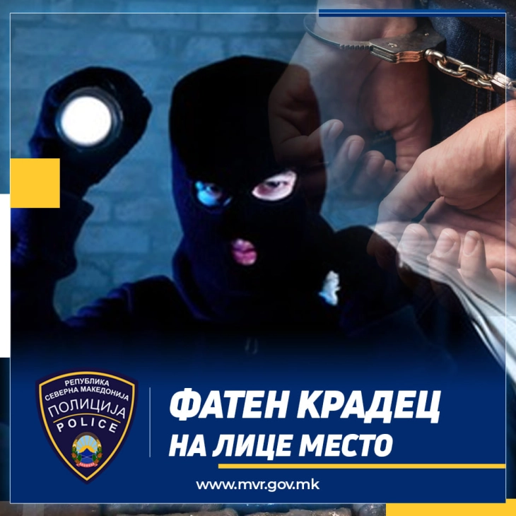 Малолетен крадец фатен на дело во Скопје