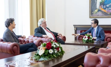 Претседателот Пендаровски се сретна со пратеници од Европскиот парламент