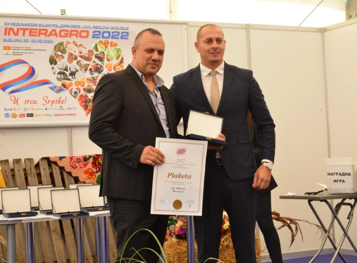 Винаријата „ГД Тиквеш“ најуспешен излагач на вино на „ИНТЕРАГРО 2022“