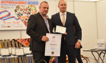 Винаријата „ГД Тиквеш“ најуспешен излагач на вино на „ИНТЕРАГРО 2022“