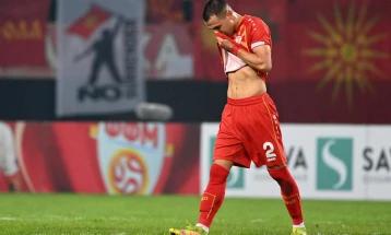 Тодоровски исклучен, македонската фудбалска репрезентација има 0:0 на полувреме со Бугарија