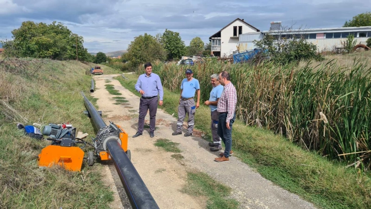 Нова водоводна линија на дел од Марино и месноста Јака во општина Илинден