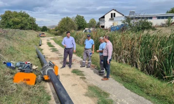 Нова водоводна линија на дел од Марино и месноста Јака во општина Илинден