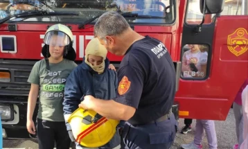 Основците од Крива Паланка следеа едукација за превенција и заштита од пожари