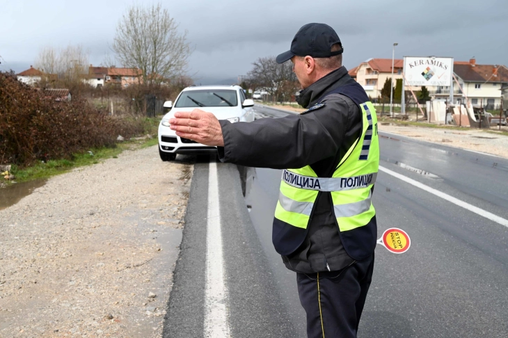 Санкционирани 70 возачи во населбата Ченто во Скопје