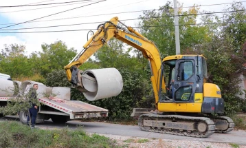 Почна изградба на канализациска мрежа во кумановското село Провеце