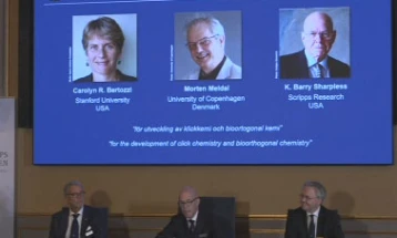 Нобеловата награда за хемија за тројца научници за работа во областа на клик хемијата