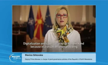 Грковска: Дигитализацијата и сајбер безбедноста одат рака под рака