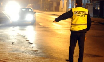 Полицијата ноќеска казни 124 пијани возачи