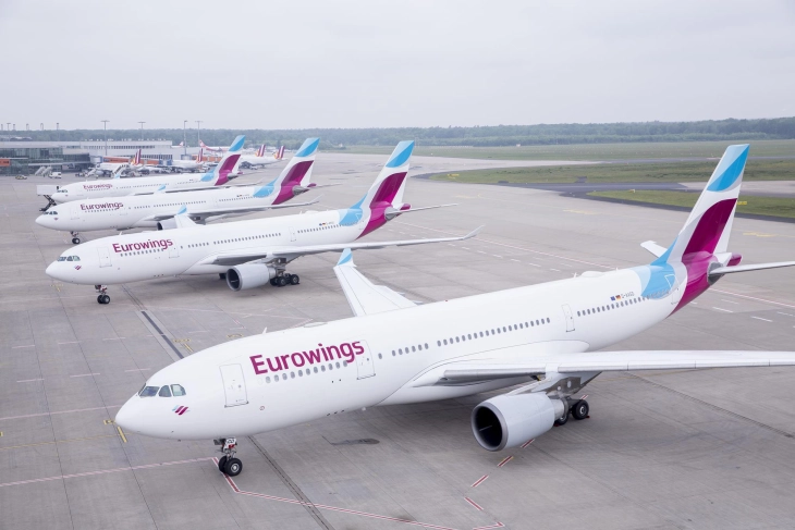 Еуровингс откажа околу 300 летови поради штрајк на пилотите