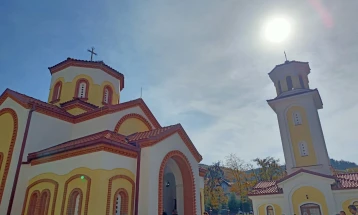 Осветена новата црква Св. Јован Крстител во Велес