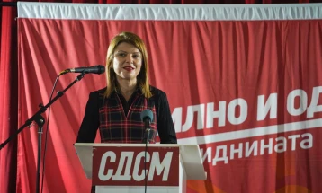 Лукаревска од Неготино: СДСМ никого не остава сам во време на криза, во ВМРО-ДПМНЕ нема никаква промена