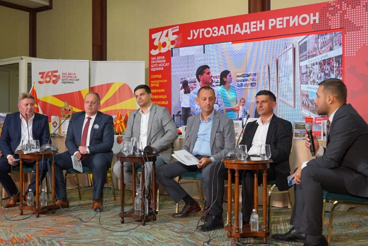 Втор ден саем на ВМРО-ДПМНЕ: Во општините водени од градоначалниците инвестирани повеќе од 120 милиони евра