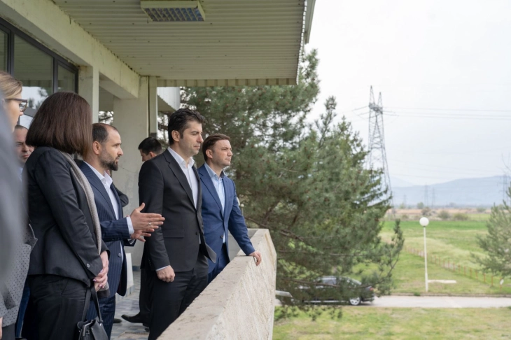 Osmani bashkë me Petkovin dhe Gençovskën e vizituan stacionin transformator “Bitola 2”