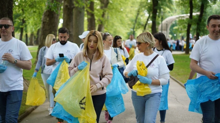 Arsovska-Tiganj në aksionin ekologjik: Qyteti i Shkupit me nismë për mjedis jetësor më të pastër