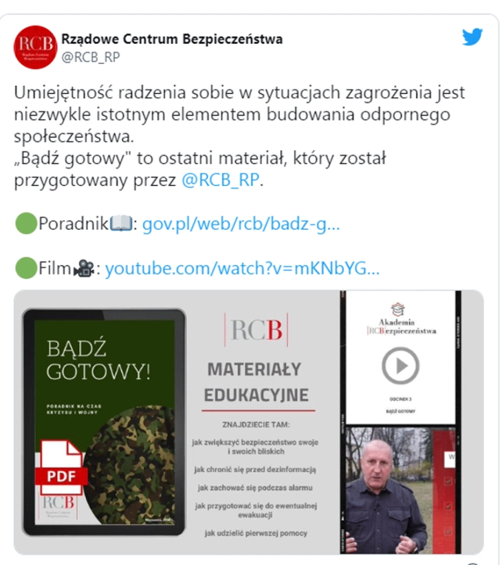 Polonia publikoi instruksione për qytetarët si të përgatiten për luftë