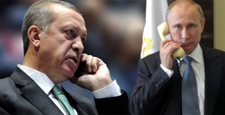 Bisedë telefonike Putin- Erdogan për eksportin e grurit nga Ukraina, së shpejti planifikojnë edhe takim