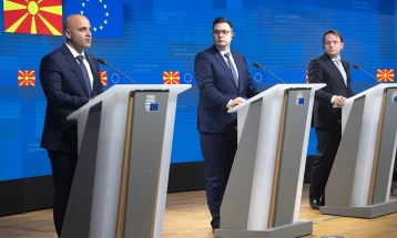 Konferencë shtypi pas Konferencës së parë ndërqeveritare BE- Maqedoni e Veriut