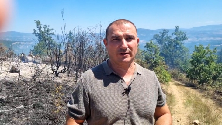 Angellov: Presim që gjatë ditës të kemi kontroll të plotë mbi zjarrin në zonën e Maleshevës