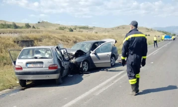 Një i vdekur dhe tre të lënduar rëndë në aksidentin në rrugën magjistrale Shtip- Koçani