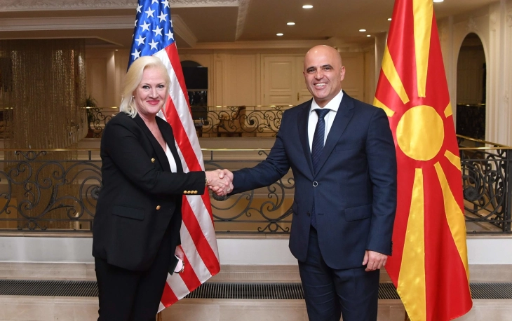 Kovaçevski - Ageler: Konfirmim i partneritetit strategjik me SHBA-në dhe mbështetje e fuqishme për integrimin evropian
