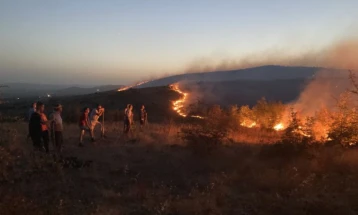 Kochani wildfire under control, local authorities remain vigilant