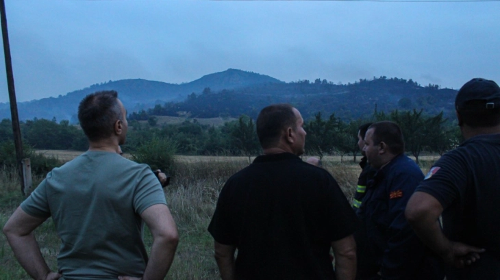Grubi and Angelov oversee firefighting efforts in Kumanovo region
