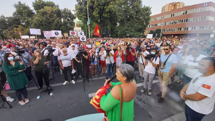 Protest against restrictions for non-vaccinated citizens