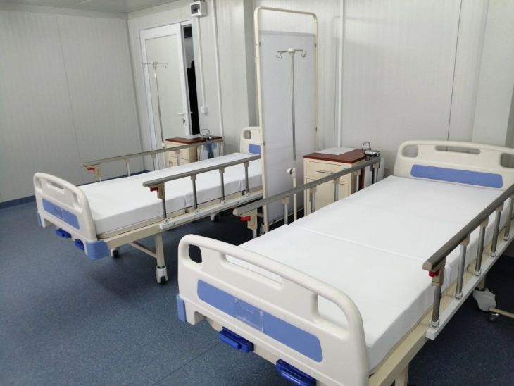 Shtip’s modular hospital almost at capacity