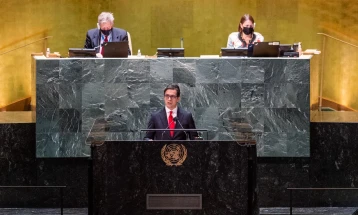 Pendarovski calls for visionary leadership, empathy and solidarity in UN address